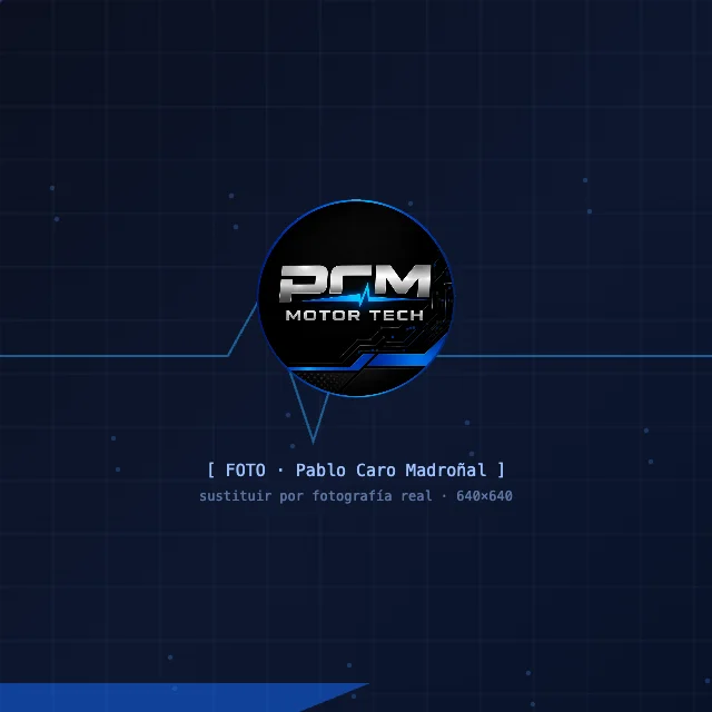 Pablo Caro Madroñal, técnico y gerente de PCM Motor Tech